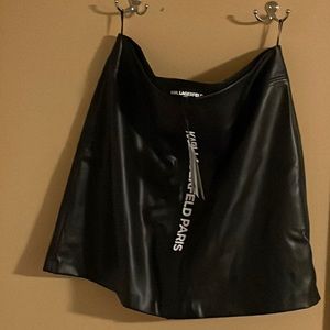 Brand new Karl Lagerfeld faux leather skirt size 16
